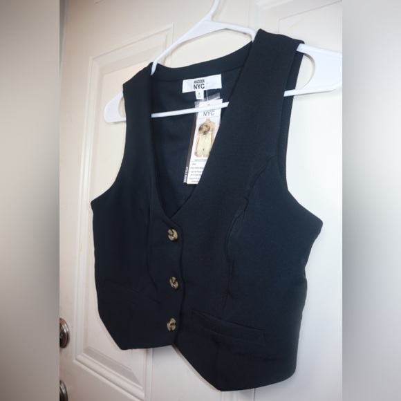 NWT: Madden NYC Juniors Suiting Vest SIZE SMALL - Picture 2 of 3